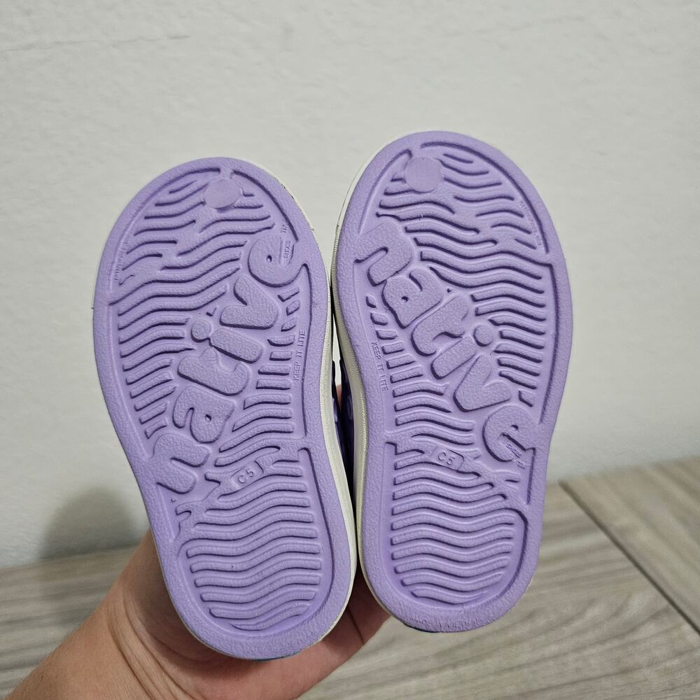 Native Shoes Jefferson Classic Slip On Lavender Lilac Little Kids Toddler C5 - Picture 10 of 11
